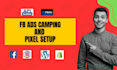 run and manage shopify facebook ads campaign,instagram ads,fb ads, ig ads