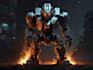 create a mecha robot illustration