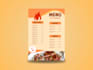 editable restaurant menu design, restaurant menu design