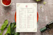 editable restaurant menu design, restaurant menu design
