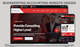design bookkeeping website accounting website finance website tax website