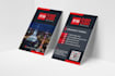 create business card design with qr code