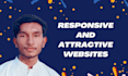 create responsive websites layouts and fix bugs
