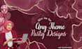 design themed and parties backdrops