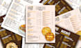 design professional and elegant print menu food restaurant