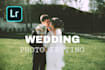 do editing wedding photos in lightroom