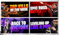design eye catching gaming thumbnails