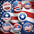 create patriotic and political logo