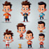 design custom cartoon character, mascot