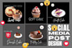 unique social media post design for boost engagement fast