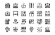 design custom outline icon set