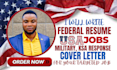 write a federal resume, USA jobs, transition veteran, and military resume