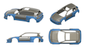 make printable custom 3d body kit set from 3d scan hotwheels