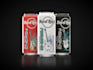 bottle packaging, drink packaging with 3d mockup