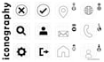 design custom icons, iconography, infographic