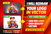 do manual vector tracing or convert to vector