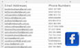 do email scraping, web scrape, extract emails, phone numbers