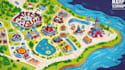 design vector map in illustrator for your event or festival