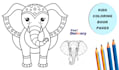 design animal coloring book pages for kids