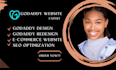 expert godaddy website design godaddy website redesign godaddy website design