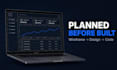 build a custom website from scratch with database and user accounts