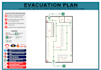 draw fire emergency evacuation plan, emergency exit