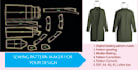 make pattern, grading, PDF, and dxf for your design