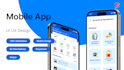 design modern mobile app ui ux design in figma