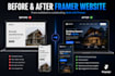 build framer website, landing page, cms and fix framer issue