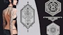 create unique custom geometric tattoo design