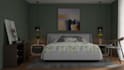 design a bedroom that combines functionality with aesthetic