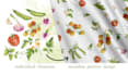 do custom seamless pattern for baby and kids textile