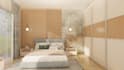 design a cozy japandi bedroom interior