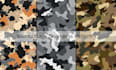 create camouflage seamless pattern in high resolution