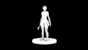 create 3d  character model, realistic character model, 3d game character model