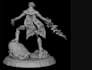 carve 3d miniature stl model, bjd toy printable stl file, gcode, 3d printing