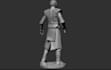 3d warrior sculpture,kitbash model,3d miniature stl for print nsfw human model