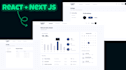 be your react js frontend developer with next js typescript and modern UI