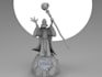 sculpt 3d characters, miniatures, and cut stl for 3d printing