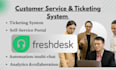 setup helpdesk, ticketing and customer support suite in freshdesk client portal