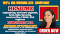 write engineering resume, construction manager, tech sales, software engineer CV