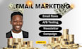 setup email flows segmentation campaign newsletter landing page a b testing form
