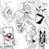 create an ignorant, linework ,trash polka tattoo for you