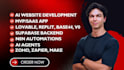 base44 glide lovable supabase n8n ai agent zoho CRM app mvp make com zapier flow