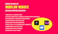 create responsive webflow website, figma to webflow, webflow landing page