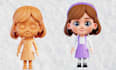 create chibi character, cartoon character, 3d character, 3d model, 3d chibi