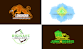 do modern minimalist business or brand logo design