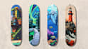design unique skateboard illustration