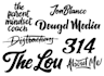 create custom script hand lettering and calligraphy