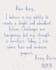 write handwritten letters and poetry